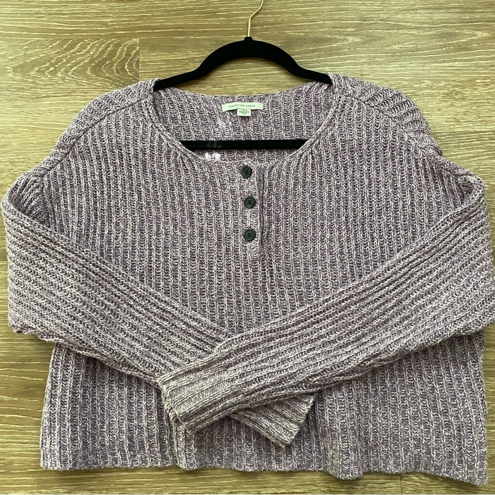 American Eagle Crop Sweater
